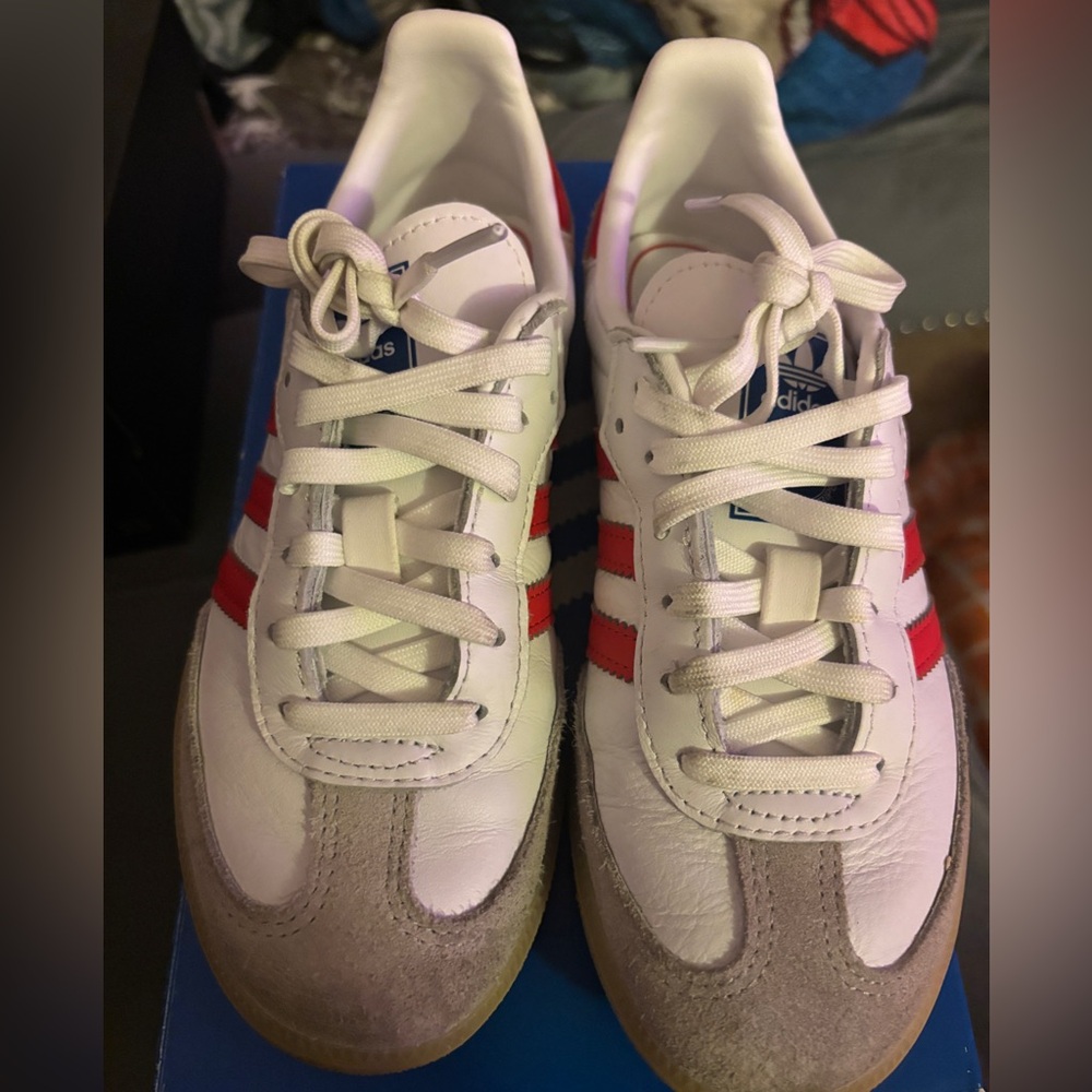 Little boy’s Samba Adidas OG’s